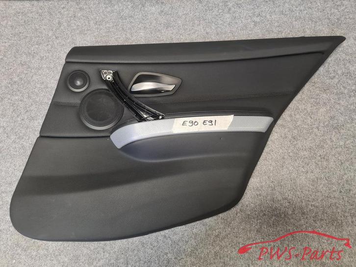BMW E90 E91 LEDEREN LEER DEURPANEEL RECHTS ACHTER ORIGINEEL, Auto-onderdelen, Interieur en Bekleding, Gebruikt, Ophalen of Verzenden