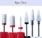 6 stks/set keramische bits voor nagelfrees. Nagelstyliste., ., Nieuw, Ophalen of Verzenden, .