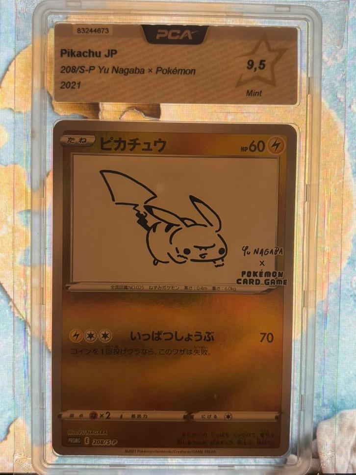 Pikachu Yu Nagaba (PCA 9,5), Hobby en Vrije tijd, Verzamelkaartspellen | Pokémon, Zo goed als nieuw, Ophalen of Verzenden