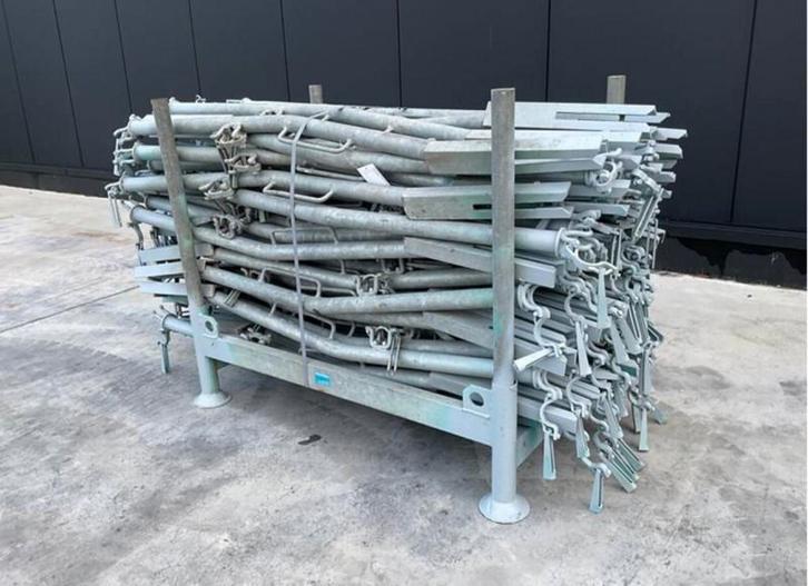 Spauwblad leuning dragers ,randbeveiliging, steigermateriaal, Doe-het-zelf en Verbouw, Steigers, Zo goed als nieuw, Ophalen of Verzenden