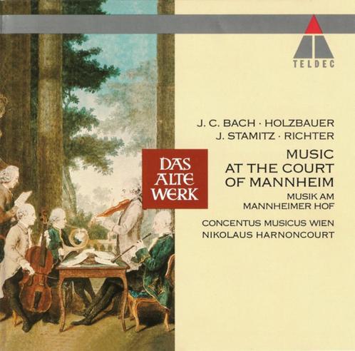 J. C. Bach · Holzbauer, J. Stamitz · Richter - Concentus, Cd's en Dvd's, Cd's | Klassiek, Gebruikt, Overige typen, Barok, Ophalen of Verzenden