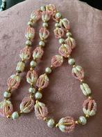 Aparte vintage parelketting, Sieraden, Tassen en Uiterlijk, Kettingen, Ophalen of Verzenden, Zo goed als nieuw, Overige materialen