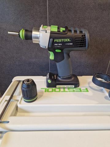 Festool klopboor/schroefmachine PDC 18/4 BASIC beschikbaar voor biedingen