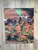 Ninja turtles poster, Verzenden, Gebruikt