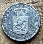 halve gulden 1905 Wilhelmina, Postzegels en Munten, Munten | Nederland, Ophalen, ½ gulden, Zilver, Koningin Wilhelmina
