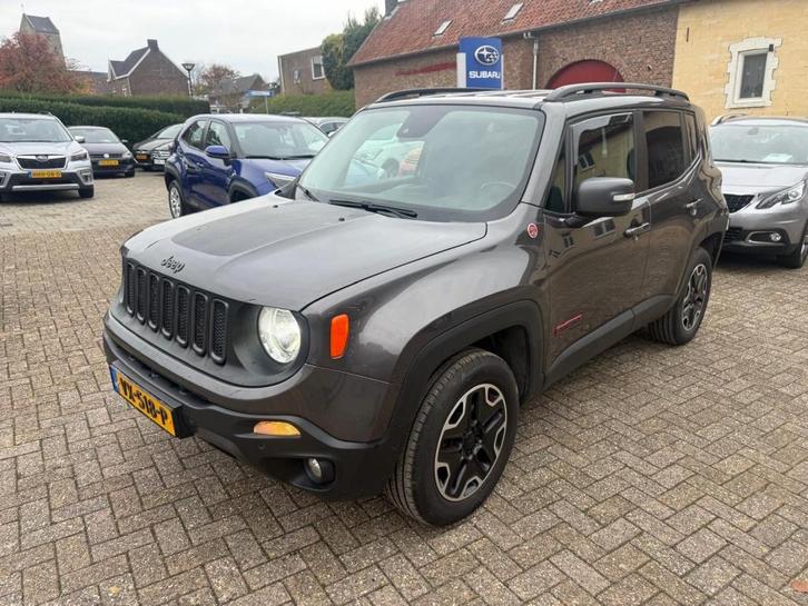 Jeep Renegade 2.0 MJ Trailhawk*4x4 9T AUTOM* grijs kenteken*, Auto's, Jeep, Te koop, Renegade, ABS, Airbags, Airconditioning, Alarm