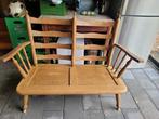 Bankje hout vintage, Ophalen, Gebruikt, Hout