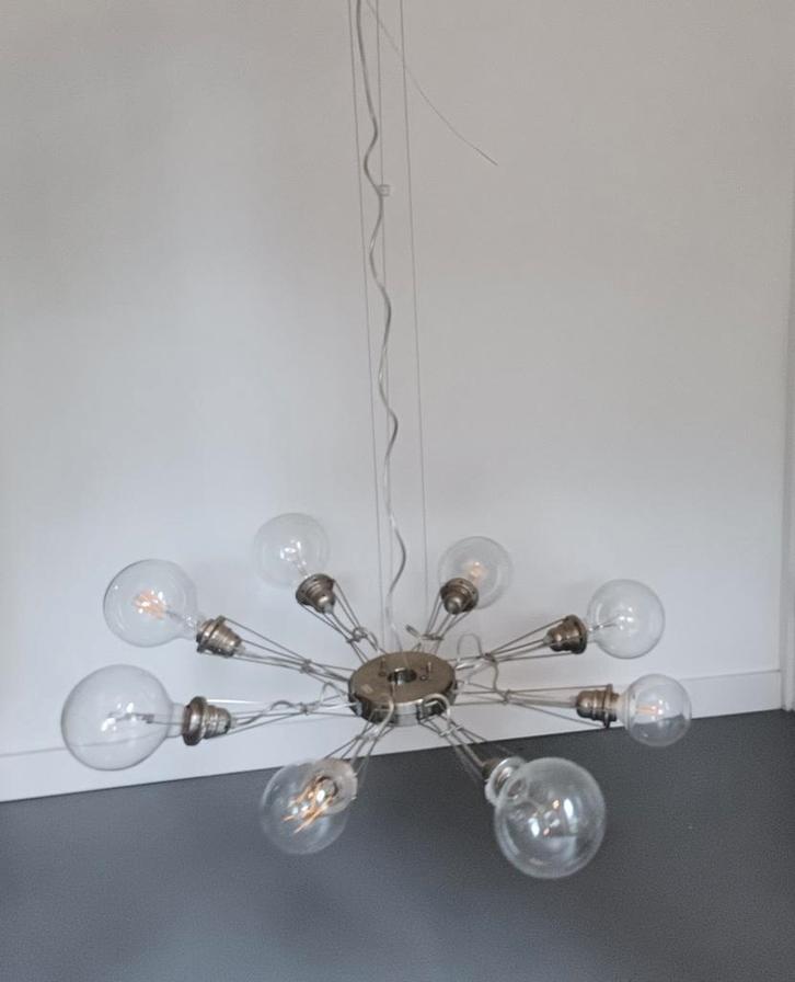 Lumnia hanglamp Matrix Otto, Huis en Inrichting, Lampen | Hanglampen, Zo goed als nieuw, 75 cm of meer, Glas, Metaal, Overige materialen