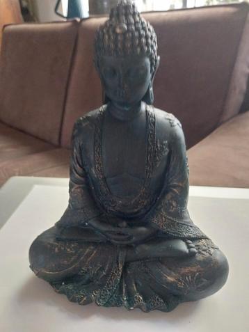 Antiek ogend Boeddha beeldje - 21 cm - Nieuw! beschikbaar voor biedingen