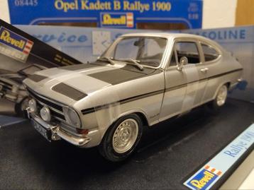 Opel Kadett Rallye 1900 B grijs Revell metal 1:18 KRD beschikbaar voor biedingen