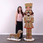 Gingerbread Nutcracker 183 cm - Notenkraker - Peperkoek, Ophalen, HorecaBeelden, Nieuw, HorecaBeelden