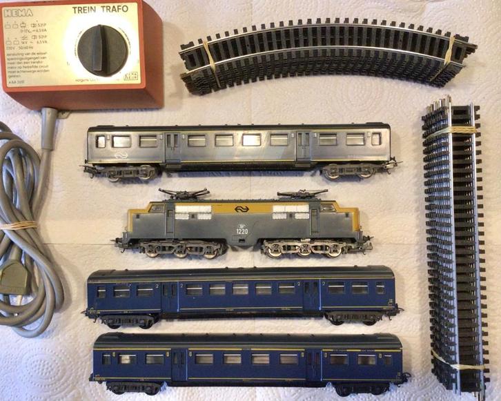 NS Lima startset, compleet met trafo en rails, Hobby en Vrije tijd, Modeltreinen | H0, Gebruikt, Treinset, Gelijkstroom, Lima