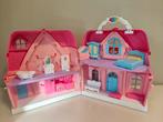 Leuk roze speelgoed poppenhuis, Kinderen en Baby's, Speelgoed | Poppenhuizen, Ophalen of Verzenden, Zo goed als nieuw, Poppenhuis