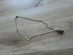 te koop zilveren ketting met teka roos hanger, Sieraden, Tassen en Uiterlijk, Antieke sieraden, Ophalen of Verzenden, Zilver, Ketting