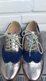 dames schoenen, Schoenen met lage hakken, Blauw, Ophalen of Verzenden, Gedragen