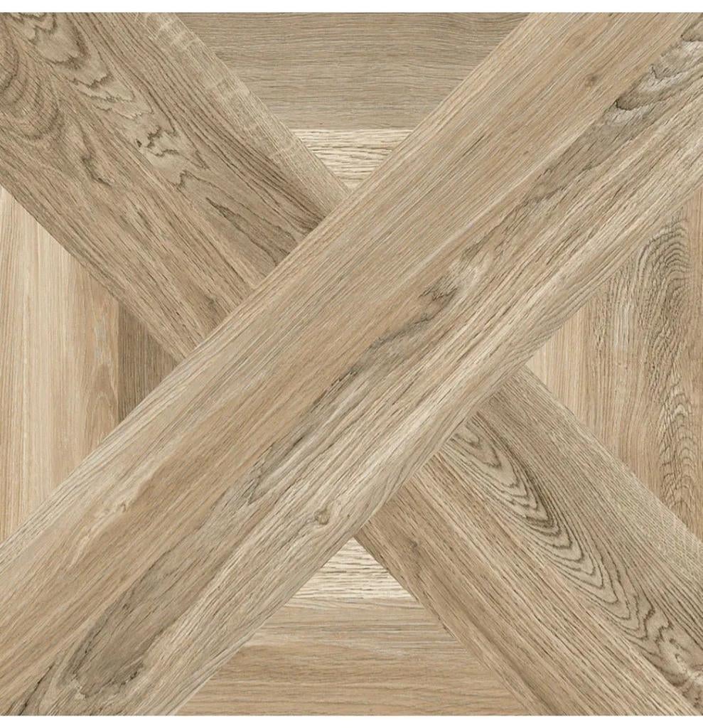 Prachtige Versailles houtlook tegels 61 x 61 (7.4 m2), Doe-het-zelf en Verbouw, Tegels, Nieuw, Vloertegels, Keramiek, 60 cm of meer