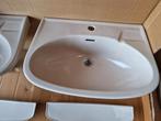 Wastafels, plansets, toiletten vintage sanitair beige, Ophalen, Zo goed als nieuw, Minder dan 100 cm, Wasbak of Wastafel
