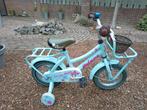 Meisjesfiets 12 '5 inch met zijwieltjes blauw nette fiets, Ophalen of Verzenden, Zo goed als nieuw, Volare lovely stars
