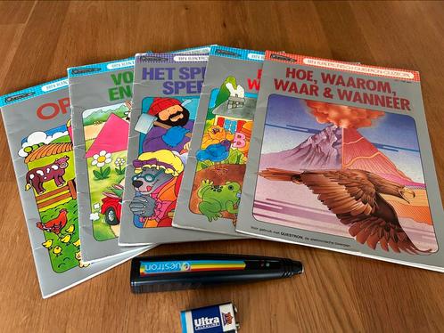 5 Elektronische Questron Quizboeken met pen ( vintage ), Kinderen en Baby's, Speelgoed | Educatief en Creatief, Gebruikt, Ophalen of Verzenden