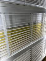 Diverse houten jaloezien 140x130 wit,grijs,zwart, Huis en Inrichting, Stoffering | Gordijnen en Lamellen, Grijs, 100 tot 150 cm