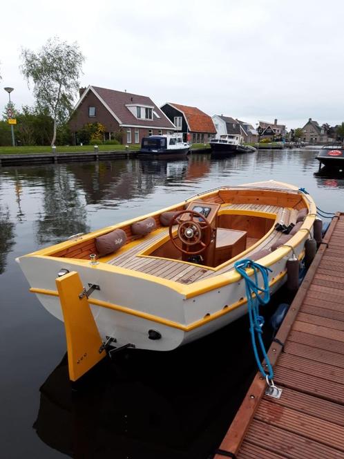 Mooie nostalgische houten sloep met VETUS inboard diesel, Watersport en Boten, Sloepen, Gebruikt, 10 tot 30 pk, 3 tot 6 meter