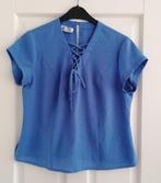 Edgar Vos lila paars shirt / top vhals geregen mt 42 46183