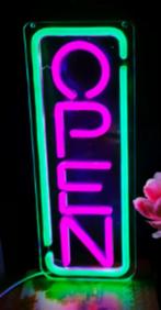 LED lamp neon stijl Open (36.5x14cm), Verzamelen, Ophalen of Verzenden, Nieuw, Lichtbak of (neon) lamp