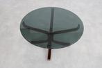 vintage salontafel | sidetable | jaren 70 | Vatne Möbler, Huis en Inrichting, Gebruikt, 100 tot 150 cm, Glas, .