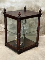 Antieke toonkast, toonbank vitrine, uniek, Ophalen, Gebruikt, 50 tot 100 cm, Glas