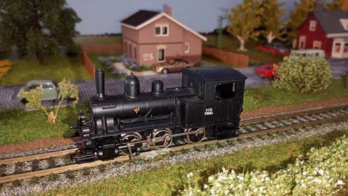 Liliput 3340 NS stoomloc 7851, Hobby en Vrije tijd, Modeltreinen | H0, Gebruikt, Locomotief, Gelijkstroom, Liliput, Analoog, NS