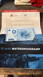 Officieel Euro-herdenkingsbiljet Watersnoodramp, Ophalen of Verzenden, Zo goed als nieuw, Landkaarten