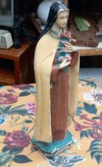 Antiek Theresia beeld 42 cm, Antiek en Kunst, Antiek | Religie, Ophalen of Verzenden