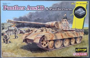 Dragon 1:35 #6940 WWII German Panther Ausf.D & Pantherturm beschikbaar voor biedingen