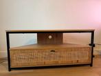 Stijlvol TV Meubel, Ophalen, 100 tot 150 cm, Eikenhout, Zo goed als nieuw