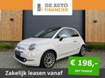 Fiat 500 1.2 Lounge *Big navi *Climate *Pdc *Cr € 11.950,0, Auto's, Fiat, 4 cilinders, 840 kg, 4 stoelen, Leder en Stof