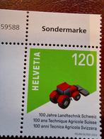Zwitserland: zegel uit 2024. 100 jr. Landtechniek., Postzegels en Munten, Postzegels | Europa | Zwitserland, Ophalen of Verzenden