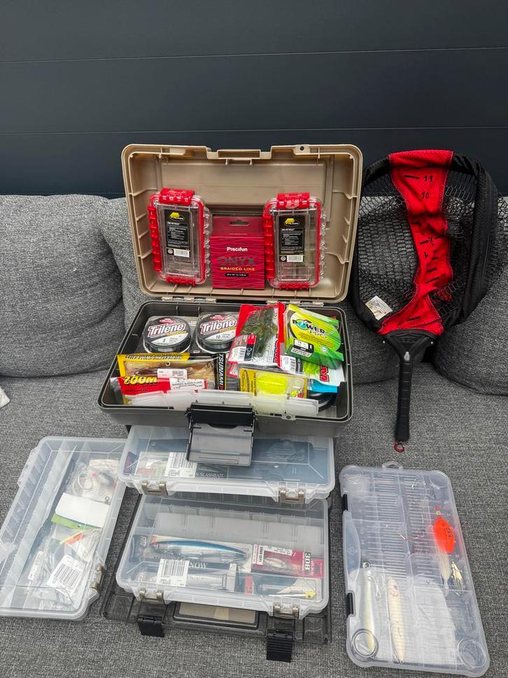 Visspullen Set - Complete Uitrusting, Watersport en Boten, Hengelsport | Algemeen, Zo goed als nieuw, Overige typen, Ophalen