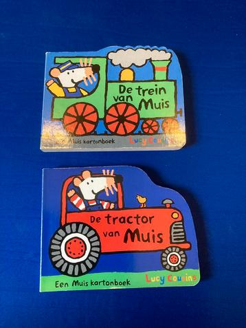 De trein / tractor van muis. Lucy Cousins beschikbaar voor biedingen