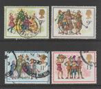 GB - Michelnr 777-780 - kerst 1978, zingen kerstliedjes, Verzenden, Gestempeld