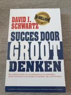 Succes door groot denken david j schwartz, Ophalen of Verzenden, Gelezen