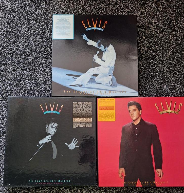 Elvis Presley- masters cd boxen 50/60/70, Cd's en Dvd's, Cd's | Pop, Zo goed als nieuw, 1960 tot 1980, Verzenden