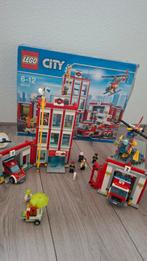 Lego City 60110; Brandweerkazerne, Ophalen of Verzenden, Zo goed als nieuw, Complete set, Lego