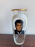 Vintage Bierglas Kennedy 1960-1963, Ophalen of Verzenden, Gebruikt, Bierglas