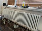Vintage leden radiator wit laag, Ophalen, Zo goed als nieuw, Radiator, 30 tot 80 cm