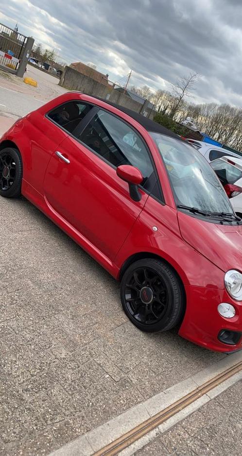 Fiat 500 0.8 C 2013 Rood, Auto's, Fiat, Particulier, Benzine, A, Hatchback, Handgeschakeld, Origineel Nederlands, Rood, Zwart