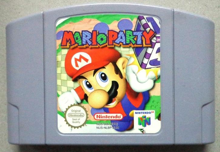 Mario Party 1 voor de Nintendo 64, Spelcomputers en Games, Games | Nintendo 64, Gebruikt, Platform, 3 spelers of meer, Vanaf 3 jaar