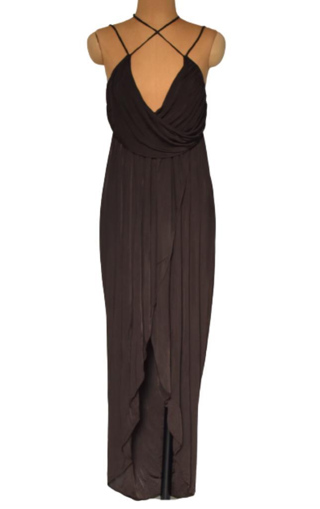 Nieuwe Alexander McQueen jurk, jurkje, Mt. S, Kleding | Dames, Jurken, Nieuw, Maat 36 (S), Bruin, Onder de knie, Verzenden