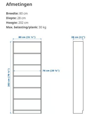 BILLY   IKEA  nieuw !!!!!!!  12  Stuks    billy  NIEUW - afbeelding 3