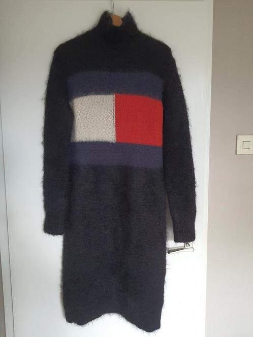Tommy Hilfiger collection mohair knit jurk, Kleding | Dames, Truien en Vesten, Zo goed als nieuw, Maat 36 (S), Zwart, Verzenden