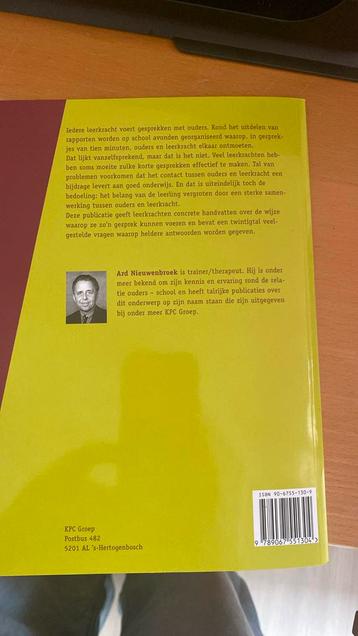 Ard Nieuwenbroek - Tienminutengesprekken met ouders beschikbaar voor biedingen